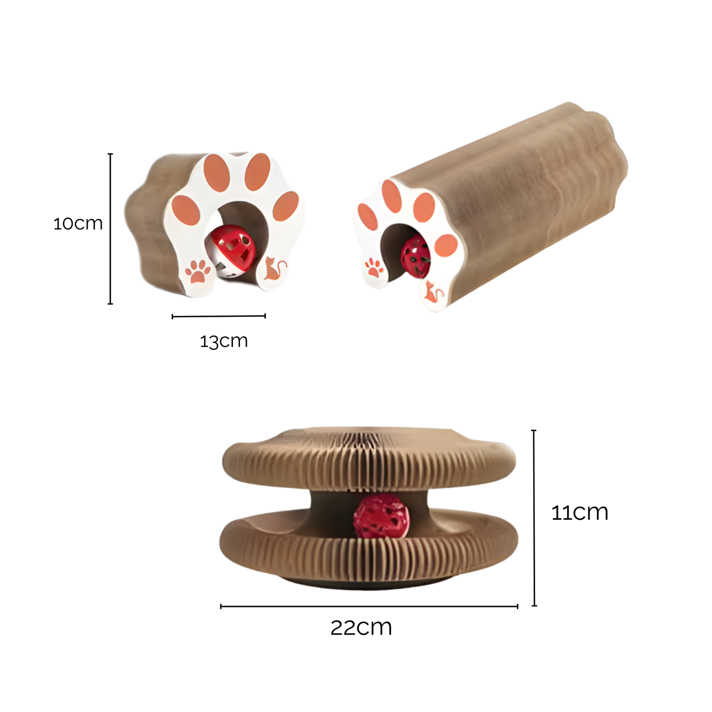 Rascador multifuncional para gatos